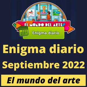 4 Fotos 1 Palabra Enigma diario El mundo del arte Septiembre 2022